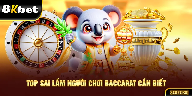 Top sai lầm người chơi baccarat cần biết