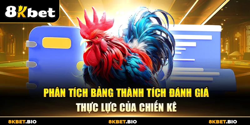Phân tích bảng thành tích đánh giá thực lực của chiến kê